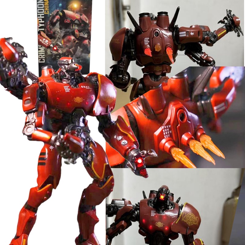 โมเดลฟิกเกอร์ Articulado Pacific Rim Neca Crimson Gipsy Danger Typhoon Striker Eureka ของเล่นสําหรับ