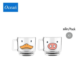 Ocean - ชุดแก้วกาแฟ HAPPY FARM SET - PIGGY & DUCKY