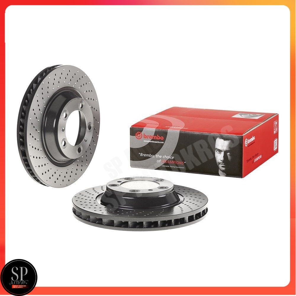 BREMBO จานเบรคหน้า PORSCHE 911 991 3.8 Carrera 4S 4GTS 3.8 Carrera S GTS 2012- BOXSTER 981 3.8 2015-