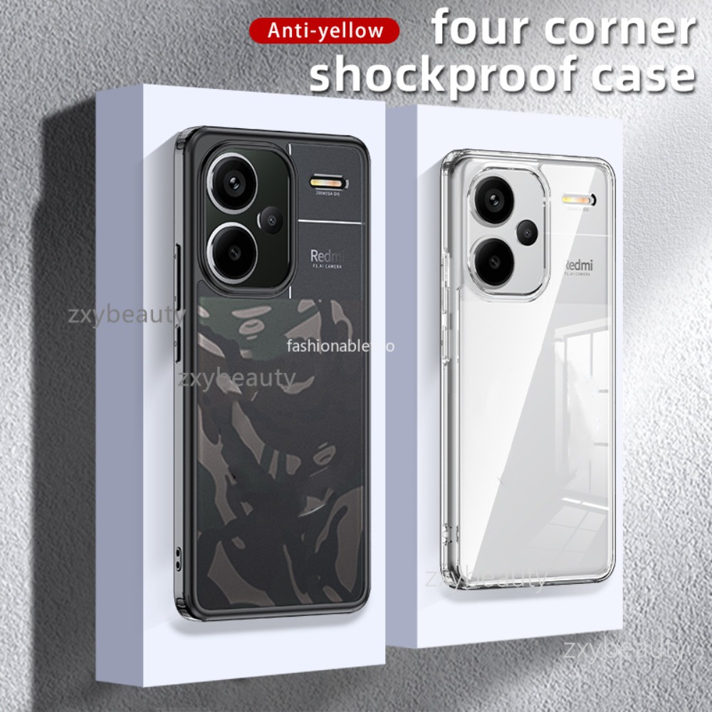 เคสโทรศัพท์มือถืออะคริลิค TPU ใส กันกระแทก สําหรับ Redmi Note 13 pro plus 13pro+ 13R pro 13Rpro 13 Turbo 13Turbo Note13proplus Note13pro+ 4G 5G