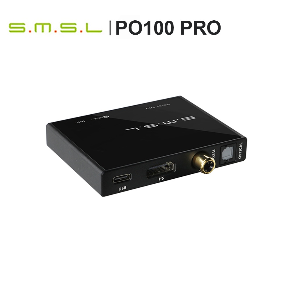 Smsl PO100 PRO อินเตอร์เฟซดิจิทัล USB MQA ถอดรหัส DSD64 XOMS XU316 ออปติคอลโคแอกเชียล DSD512 I2S เอา
