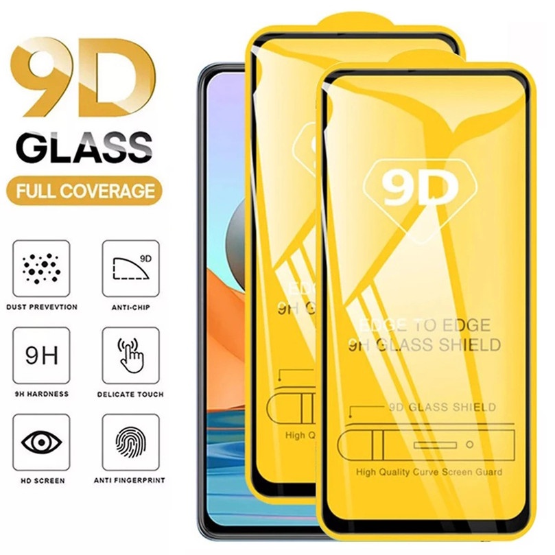 ฟิล์มกระจก แบบเต็มจอ 9D For Realme C55 C53 8 7 C12 C17 C11 2021 C35 C12 C30S C21Y 10 Pro 5G C25 9i 9 Pro C25Y 5I 4G 5G