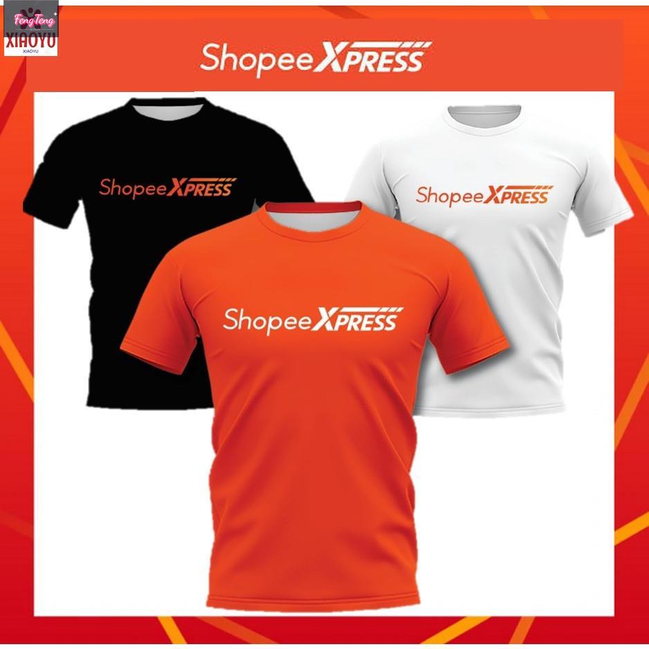 Shopee Express Shopee Express เสื้อคอกลม แขนสั้น ส่งไว นุ่มสบาย สินค้าคงคลัง
