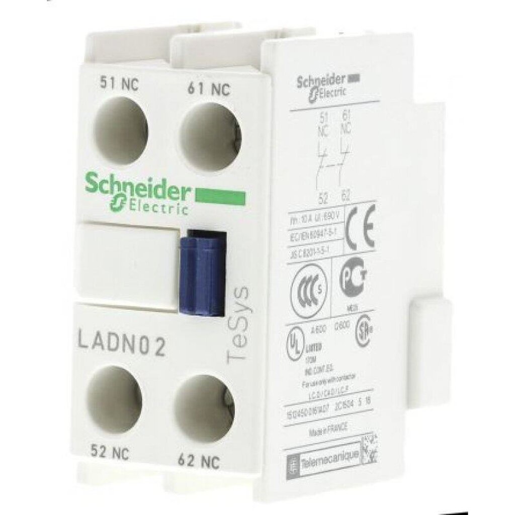 LADN02 : DC Circuit Supplementary Protector 2P 50A B curve - Schneider Electric - PV Sw-Discon Acti9 C60PV-DC by pik2...