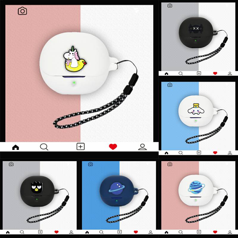 C404 Soundpeats clear case / AIR4 pro CASE Silicone Protective Case Dust-proof Protective Case for S