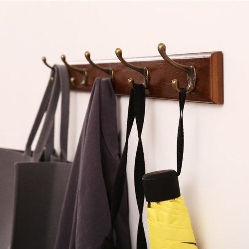 ตะขอแขวนเสื้อผ้า แบบติดผนัง ไม่ต้องเจาะ แข็งแรง สําหรับห้องนั่งเล่น ห้องนอน ประตู ประตูหลัง โถงทางเดิน - รูปที่ 6