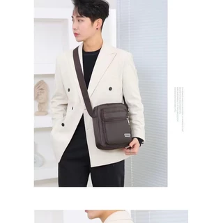 (HB-786) กระเป๋า สะพายข้าง กระเป๋าแมสเซนเจอร์ ผ้าไนล่อน