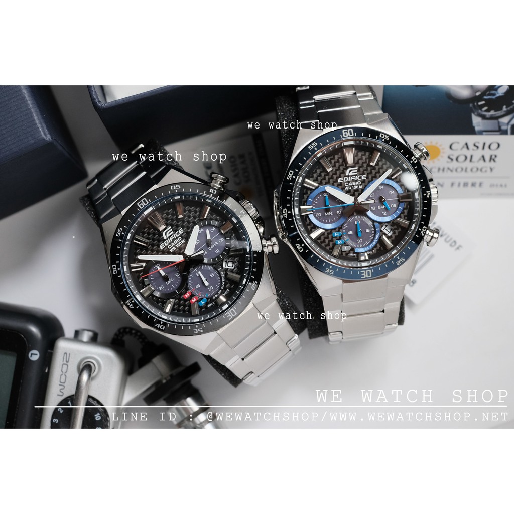 แท้ศูนย์ Casio EDIFICE EQS-940 EQS-920 EQS-920-1B EQS-900DB EQS-940DC กินแสง ประกันศูนย์ cmg1 ปี