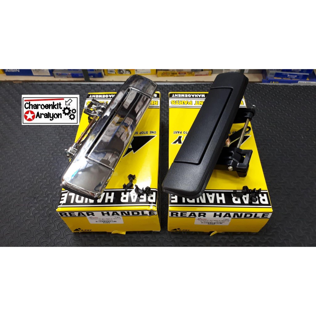 S.PRY มือเปิดกระบะท้าย มือเปิดฝาท้าย ISUZU อีซูซุ ALL NEW D-MAX ออนิว ดีแม็ค ดีแมก ปี 2012-2016 (ดำ,