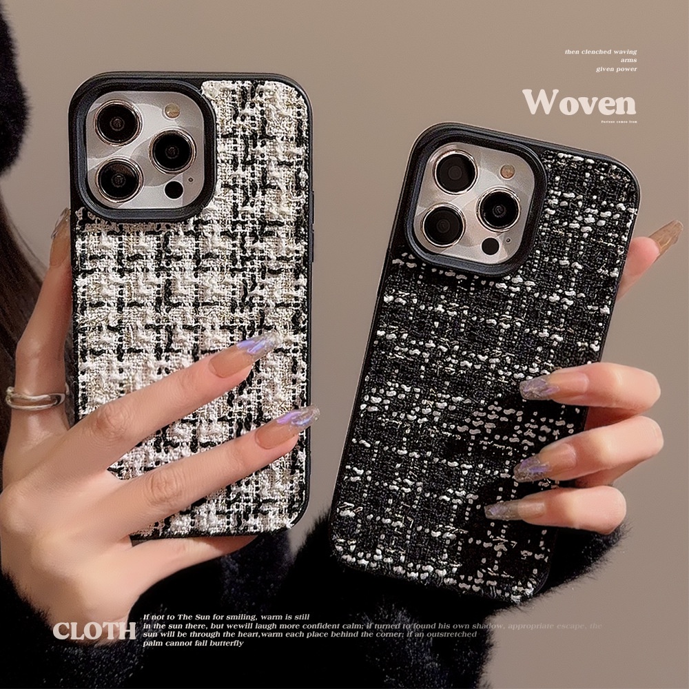 เคสโทรศัพท์มือถือ ซิลิโคน tpu ผ้าสักหลาด กันกระแทก ขนาดเล็ก คุณภาพสูง แฟชั่นฤดูใบไม้ร่วง และฤดูหนาว สําหรับ iphone 11 12 13 14 15 pro max plus