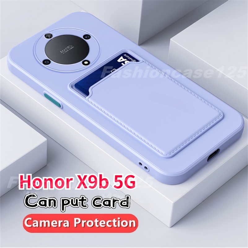 Honor X9c Honor X9b 5G Candy Card Slot กระเป๋าสตางค์ซิลิโคนปลอกอ่อนสําหรับ Honor X9c 5G Honor X9b X9