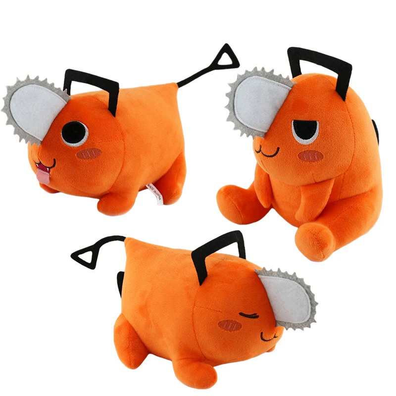 New Chainsaw Man Pochita Cosplay Cute Anime Plush Doll Key Chain Stuffed Pendant Plush Toys Keychain