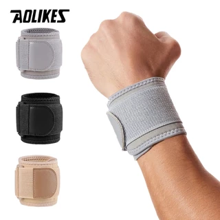 Aolikes สายรัดข้อมือ แบบยืดหยุ่น สําหรับเล่นกีฬา ฟิตเนส แบดมินตัน เทนนิส 1 ชิ้น