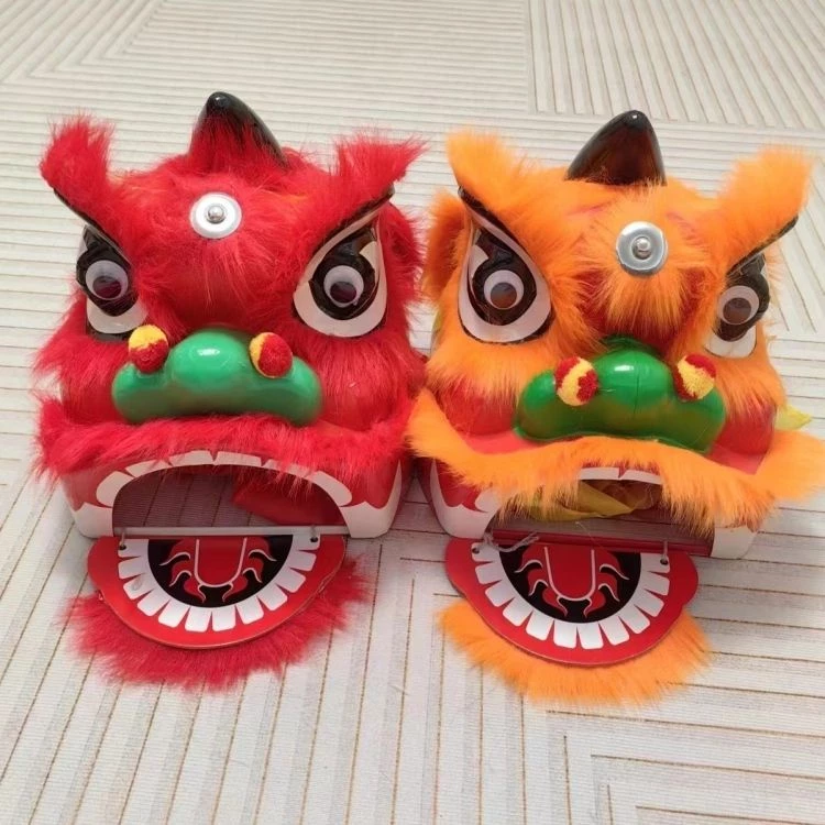 ชุดเครื่องแต่งกายหัวสิงโตเชิดสิงโตเชิดสิงโต พร็อพเชิดสิงโตเชิดสิงโตคู่ ครบชุด สําหรับเด็ก 2 ถึง 15 ปี thumbnail 4
