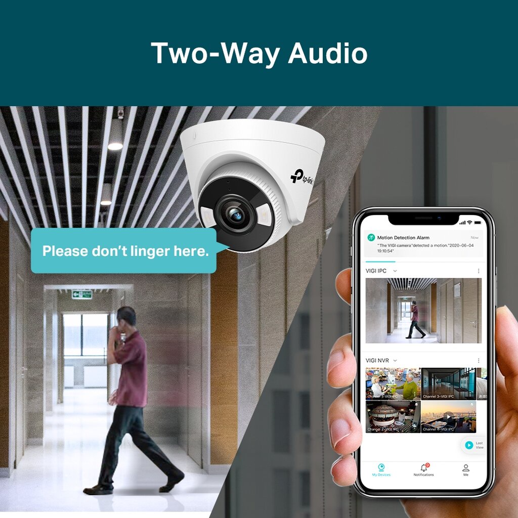 (มีส่งด่วน)   VIGI C450 2.8MM 5MP FULL-COLOR TURRET NETWORK CAMERA รับประกัน 3ปี - รูปที่ 5