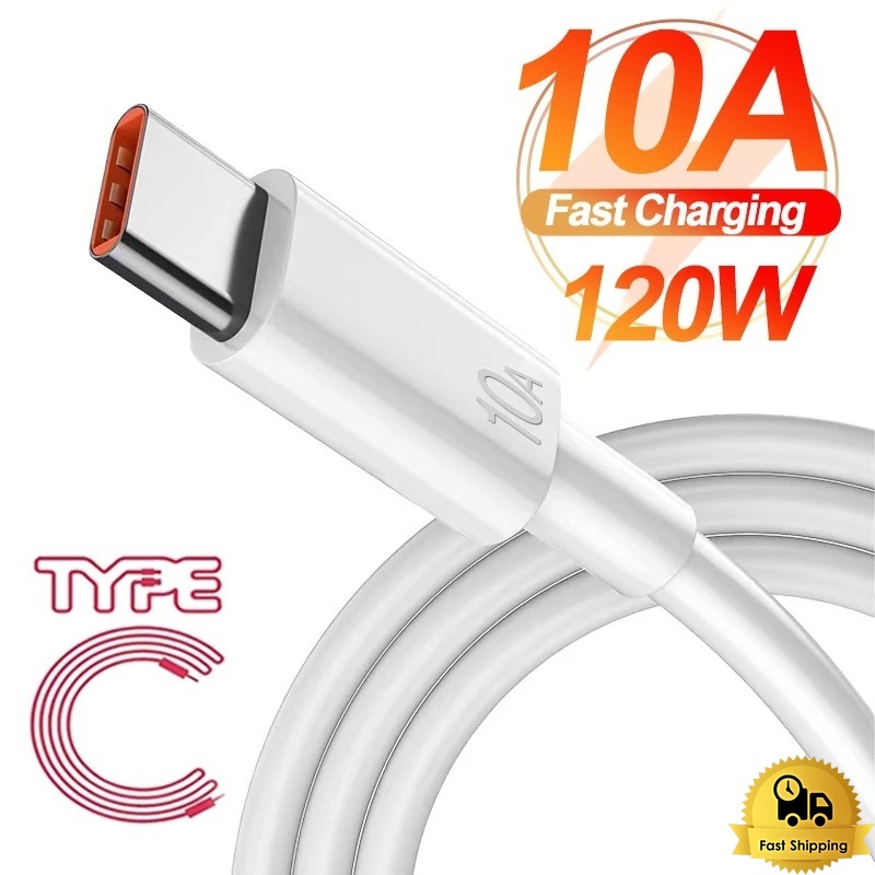 สายชาร์จ USB Type C ยาว 1เมตร /2เมตร สายชาจ Microusb สายชาร์จไมโคร Usb สายชาร์จไทป์ C 5A/10A