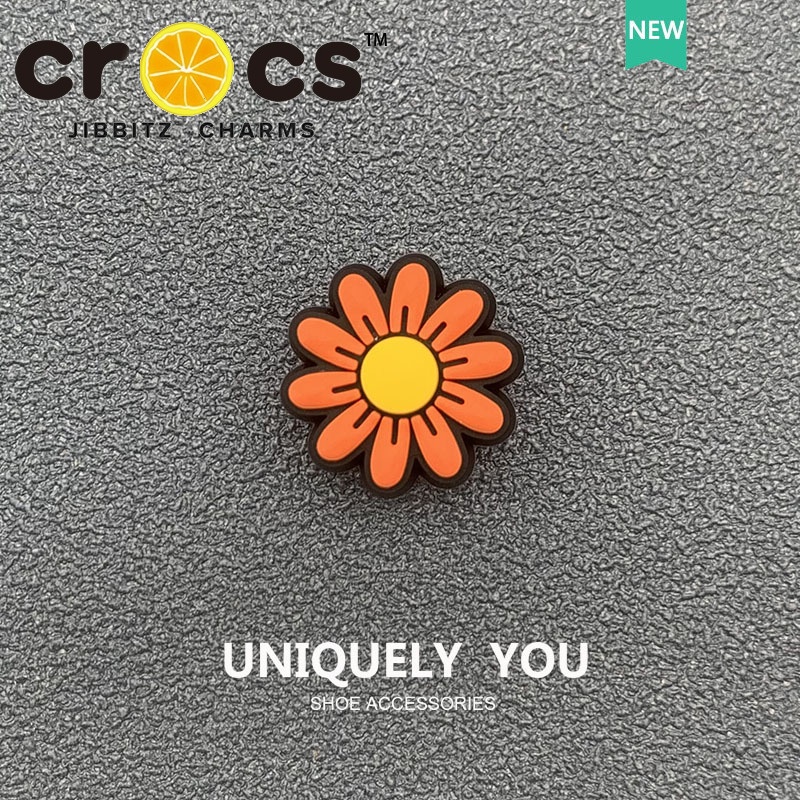 Crocs jibbitz charms บักเกิลติดรองเท้า รูปดอกเดซี่ เครื่องประดับแฟชั่น