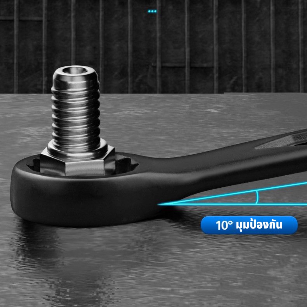 Greener ประแจ ประแจแหวนข้างปากตาย แหวนข้างปากตายข้าง แหวนข้าง ปากตายข้าง 8-24mm - รูปที่ 4