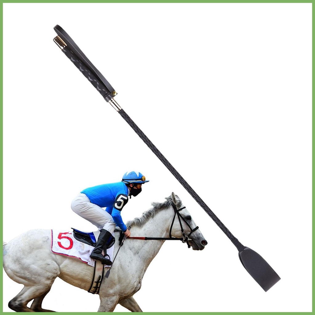 Black Crop สําหรับม้า Anti-Slip Grip Horse Whip ทนทาน Horse Riding Whip ปีนเขา Crop Whip สําหรับ Hor