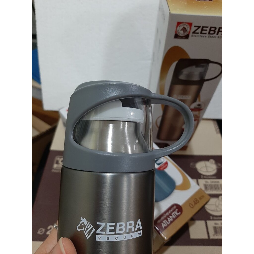 Zebra กระบอกน้ำสูญญากาศ Atlantic 0.48 ลิตร ตราหัวม้าลาย - รูปที่ 4