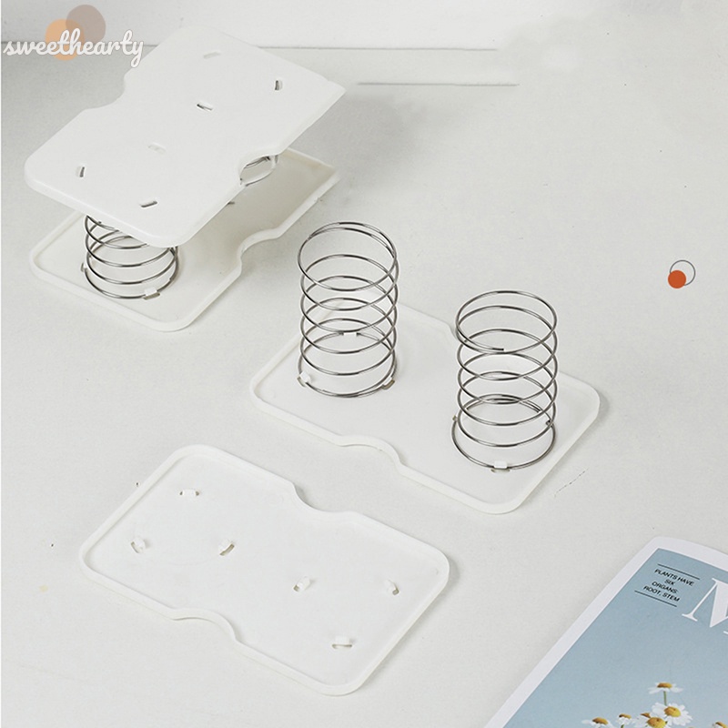 [Sweethearty] กล่องทิชชู่ แบบสปริง สร้างสรรค์ สําหรับใส่กระดาษทิชชู่