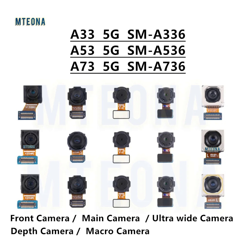กล้องมาโครหน้า หลัง สายเคเบิลอ่อน สําหรับกล้องเซลฟี่ Samsung Galaxy A33 A53 A73 5G A336 A536 A736