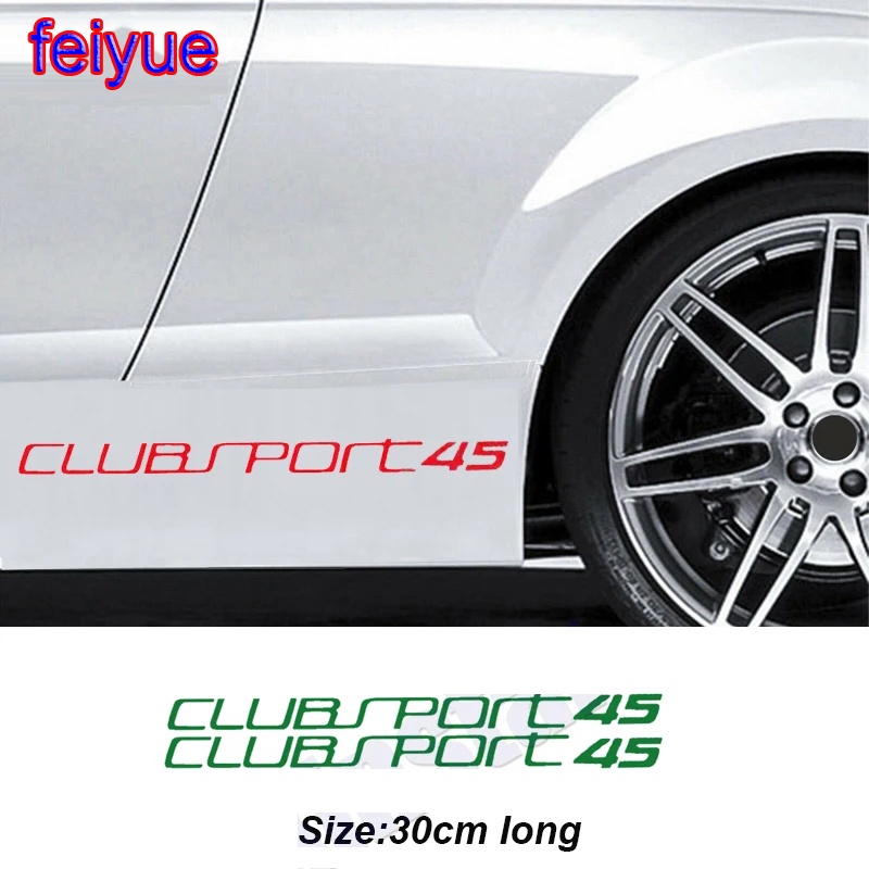 2pcs Clubsport 45 สติกเกอร์ด้านข้างรถยนต์สําหรับ Volkswagen Golf5 Golf6 Golf7 Golf7 7.5 MK6 MK7 MK5 