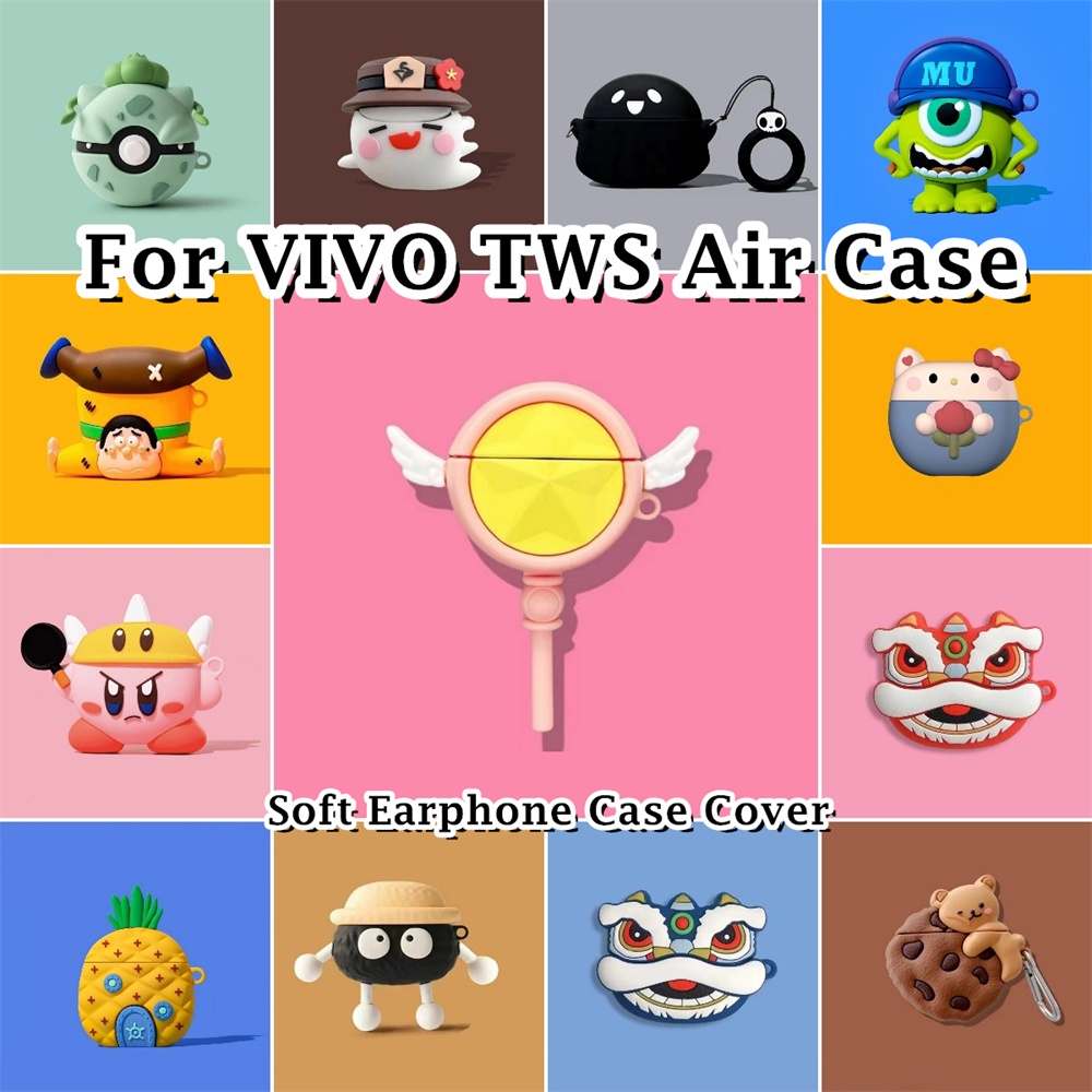 พร้อมส่ง! นําไปใช้กับ VIVO TWS Air เคส Case เคสหูฟัง ลายการ์ตูนน่ารัก สําหรับ ซิลิโคนนุ่ม เคส เคสหูฟัง NO.1