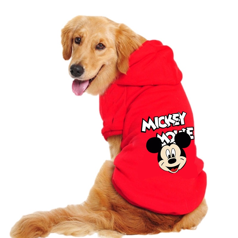 เสื้อกันหนาว มีฮู้ด ขนาดใหญ่ ลาย Alaska Labrador Doberman โกลเด้นรีทรีฟเวอร์ สําหรับสัตว์เลี้ยง สุนัข