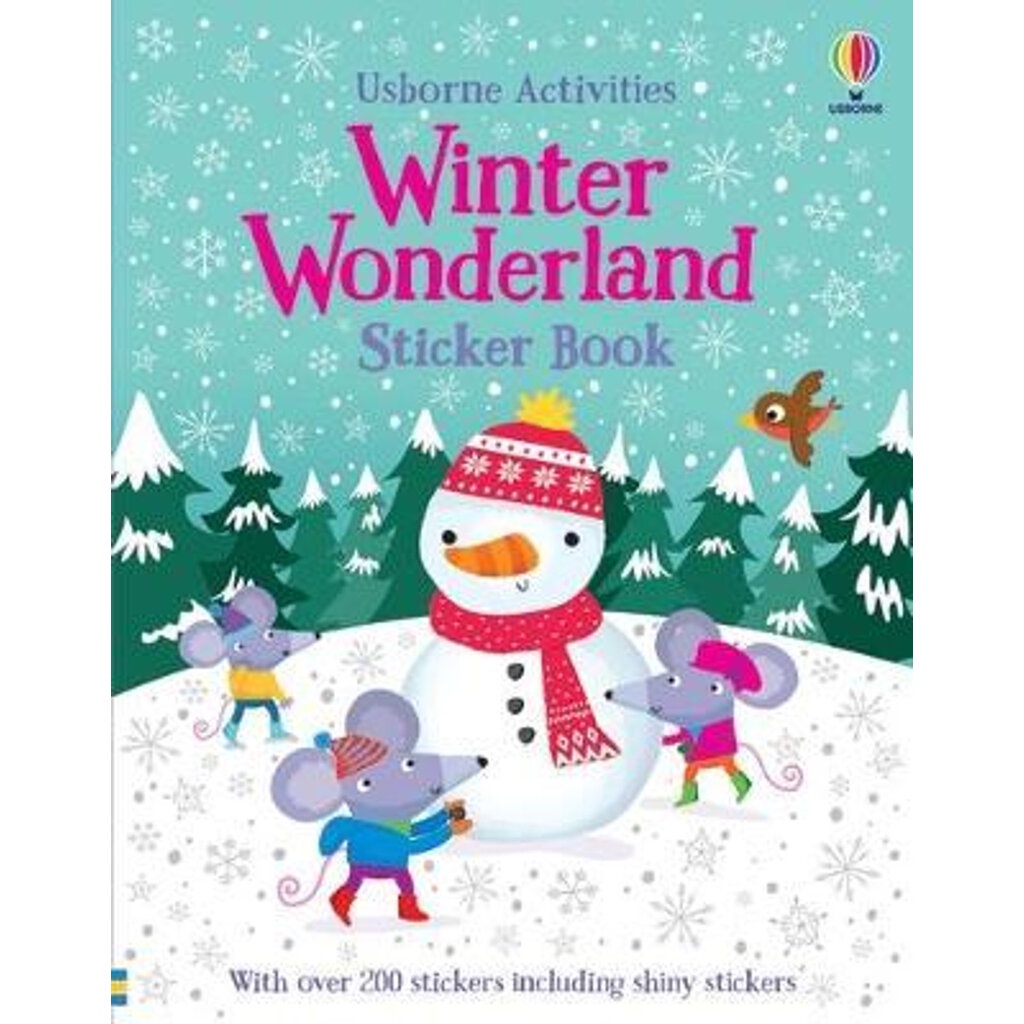 [หนังสือ สติ๊กเกอร์] Usborne Winter Wonderland Sticker Book มากกว่า 200 ชิ้น