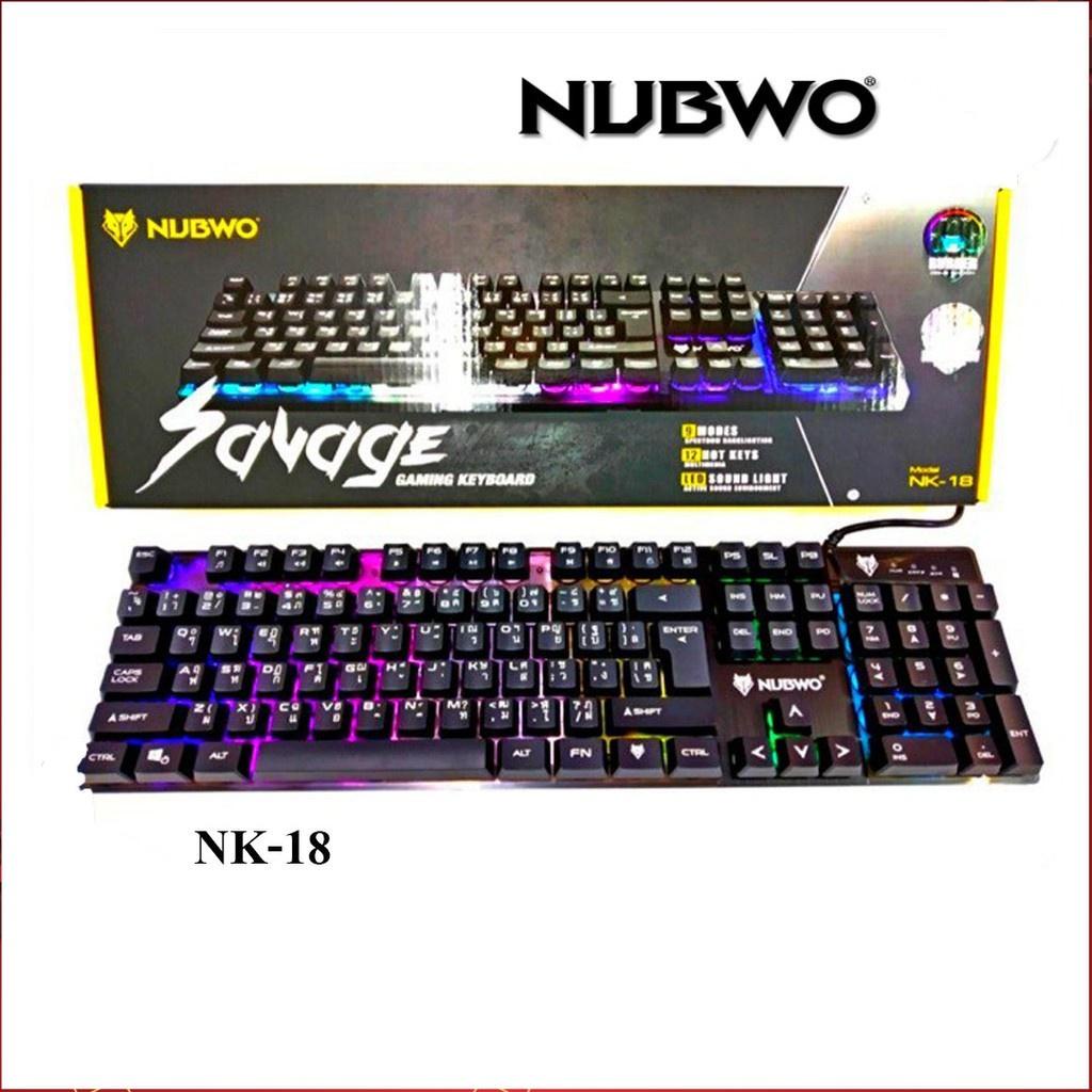 NUBWO คีย์บอร์ด รุ่น NK-18 SAVAGE