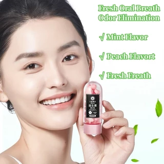 MOUTHWASH TABS น้ำยาบ้วนปากชนิดเม็ด พกพาง่ายสะดวกสบาย ลมหายใจหอมสะอาด อ่อนโยนไม่แสบร้อน ไม่มีสารอันตราย