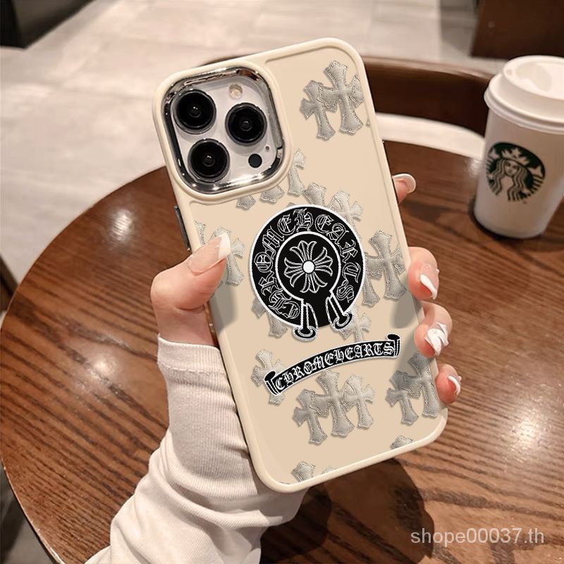 เคสโทรศัพท์มือถือ กันกระแทก ลายไม้กางเขน แนวสตรีท สําหรับ Iphone 1 promax 14pro xr15 13 12 11 BW7E