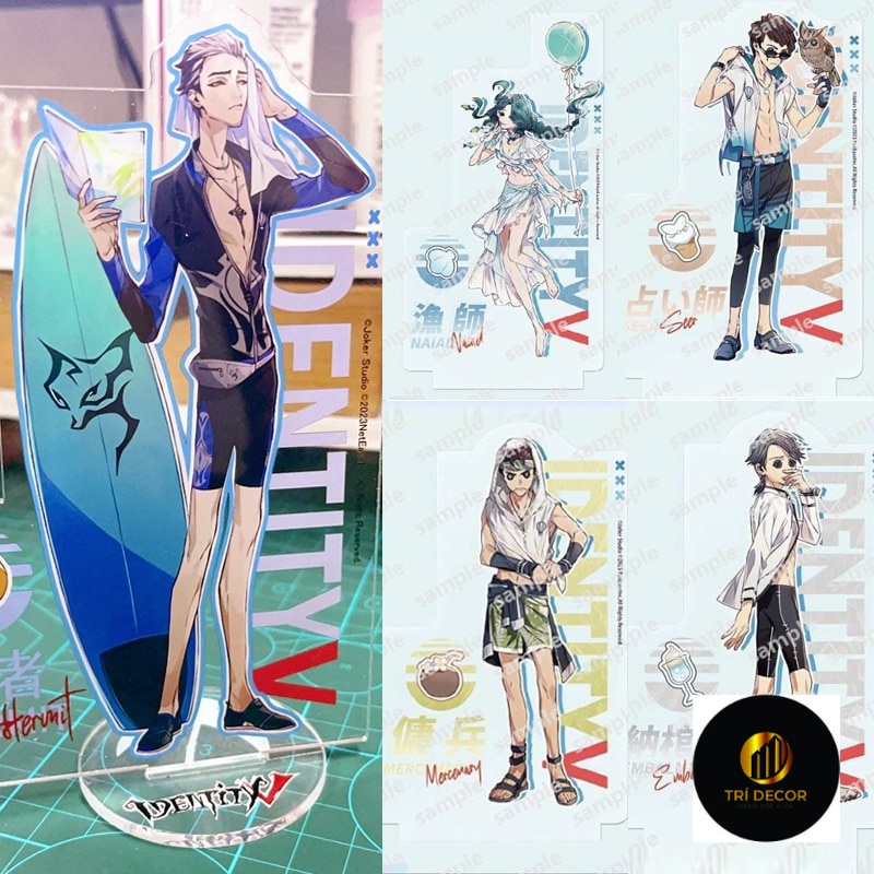 Standee Identity V อะนิเมะสยองขวัญ Genre วิดีโอเกมศึกษามุมอุปกรณ์ตกแต่งโต๊ะ