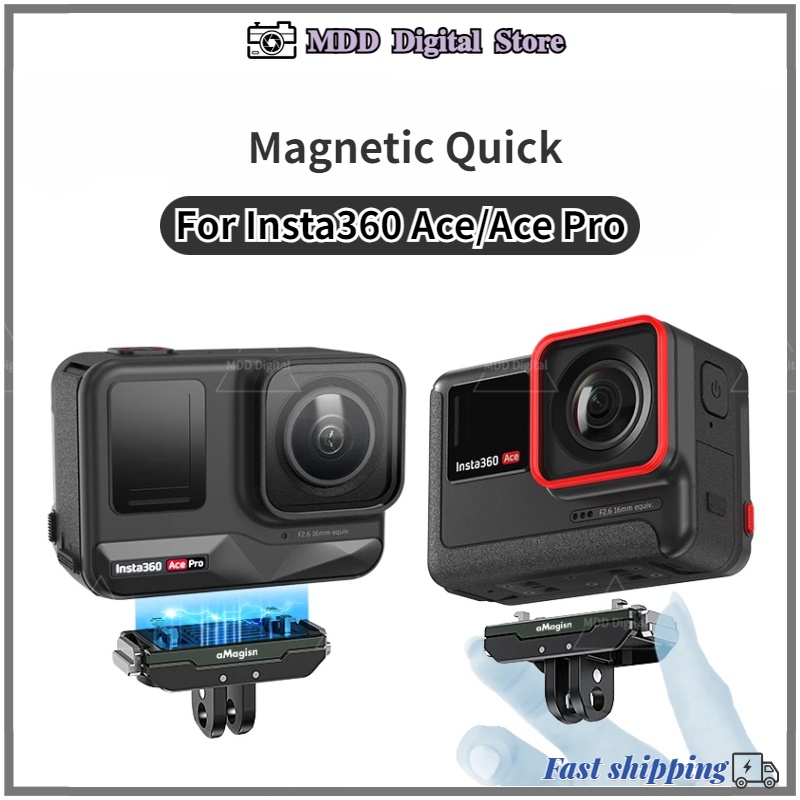 อะแดปเตอร์เมาท์ขาตั้งกล้อง แบบแม่เหล็ก สําหรับ Insta360 Ace Pro Insta360 Ace Ace Pro Acc