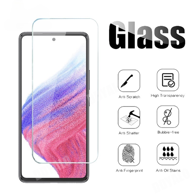 SAMSUNG 9Hกระจกนิรภัยป้องกันหน้าจอสําหรับSamsung Galaxy A15 A05s A05 A25 A35 A55 A24 A54 A34 A14 LTE