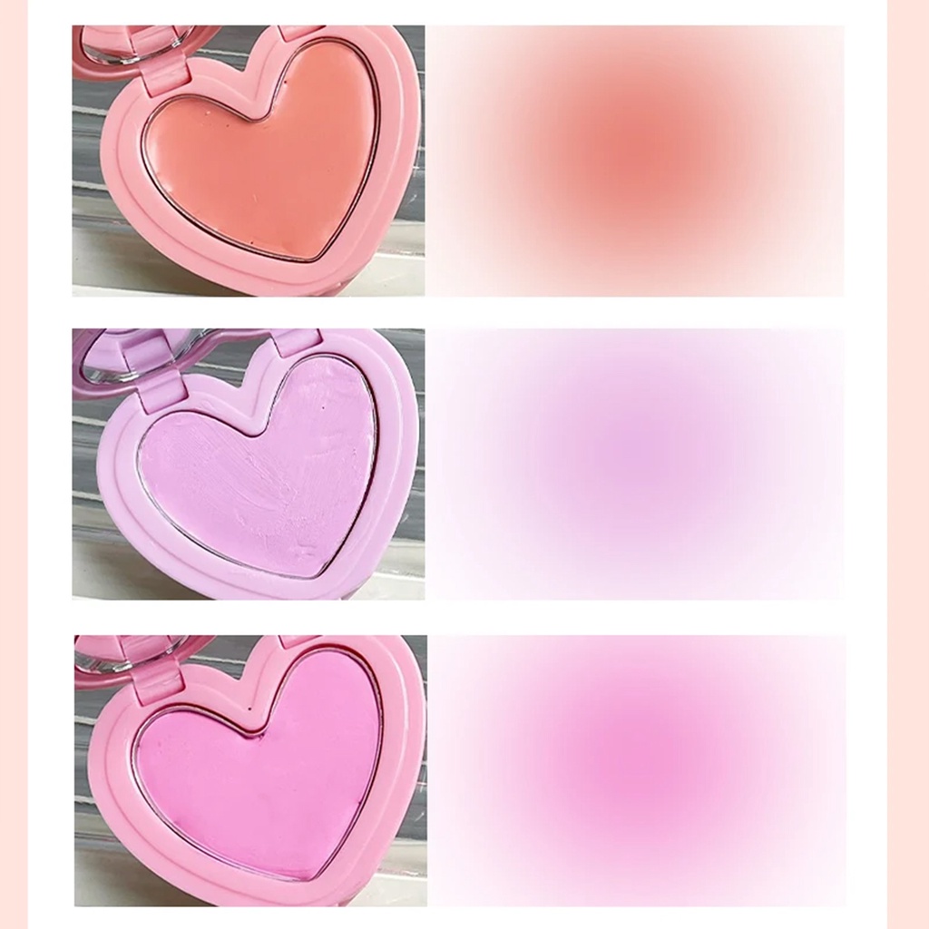 บลัชออนพาเลท เนื้อครีม เนื้อแมตต์ สีชมพู สีม่วง สีส้ม TR - รูปที่ 6