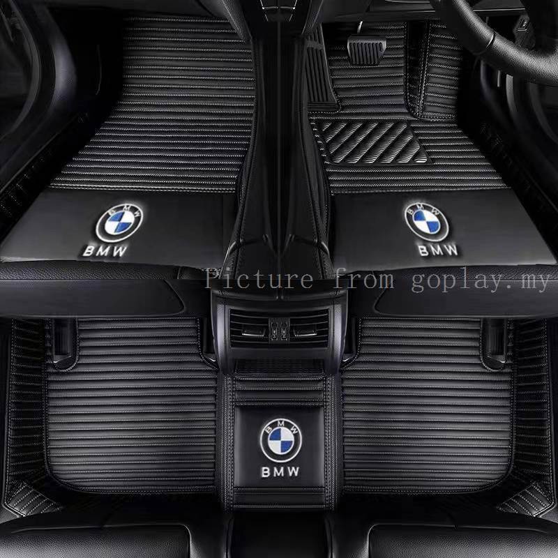 BMW 5 Series E39 E60 F10 G30 พรมปูพื้นรถยนต์ แบบหนัง กันน้ํา สําหรับ