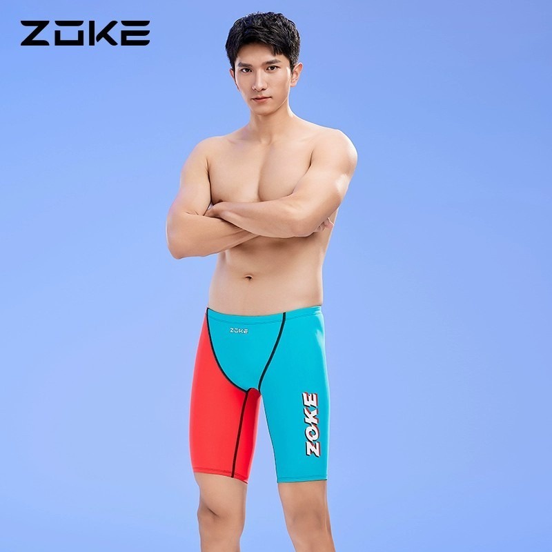 Zoke กางเกงว่ายน้ํา ขาสั้น แห้งเร็ว ป้องกันคลอรีน สําหรับผู้ชาย - รูปที่ 2