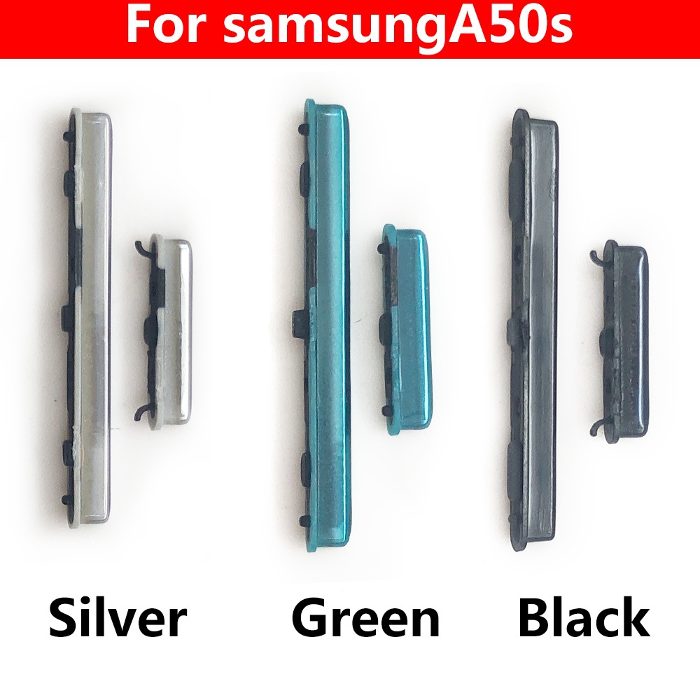 ใหม่ด้านข้างเปิดปุ่มปรับระดับเสียงปุ่มสวิทช์กุญแจสําหรับ Samsung A10S A20S A21S A30S A50S ปุ่มกุญแจด้านข้าง LTVB