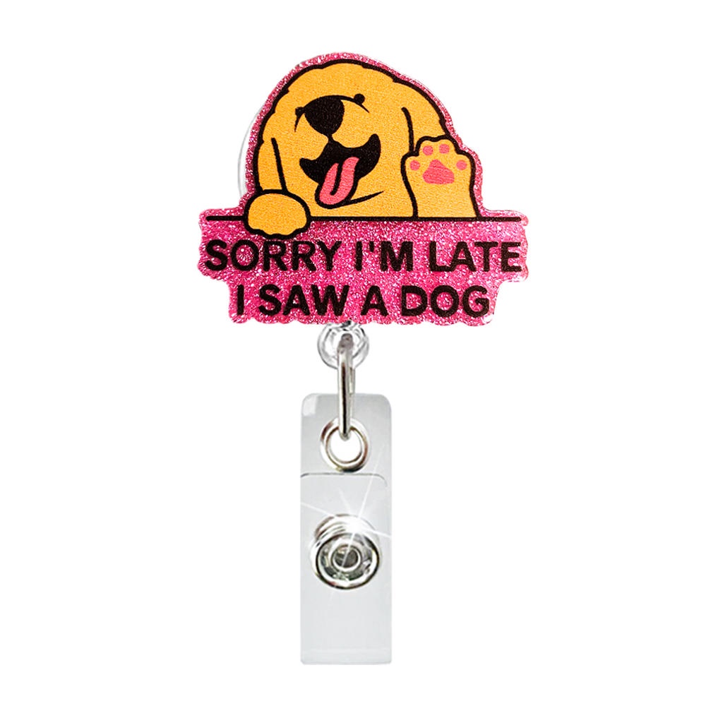 คลิปหนีบป้ายชื่อ อะคริลิค รูปสัตว์น่ารัก หมุนได้ 360 องศา สําหรับหมอ พยาบาล - รูปที่ 6