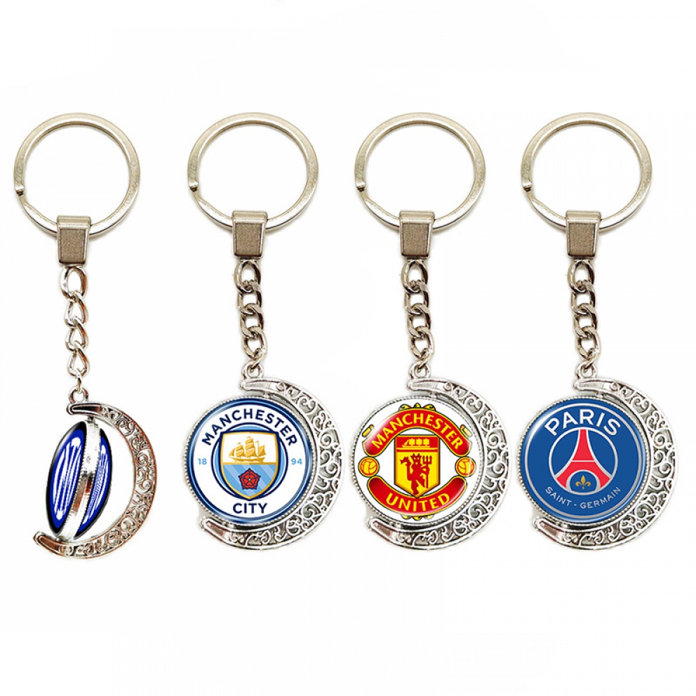 ใหม่ พวงกุญแจหิน รูปสโมสรฟุตบอล Premier League La Liga Ligue