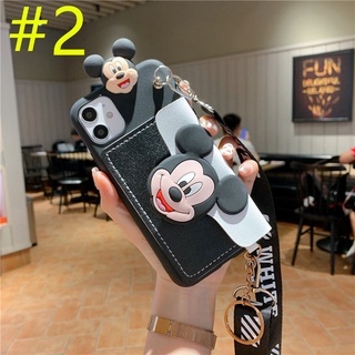 เข้ากันได้สำหรับ Samsung Galaxy S26 S25 S24 S23 S22 Ultra S21 S20 FE S10 S9 S8 Plus เคสโทรศัพท์มือถือ ลายการ์ตูนมิกกี้ มินนี่เมาส์ พร้อมสายคล้อง และช่องใส่บัตร สําหรับ ราคา ถูกที่สุด ดีลบีเคเค แกลเลอรีภาพที่ 8
