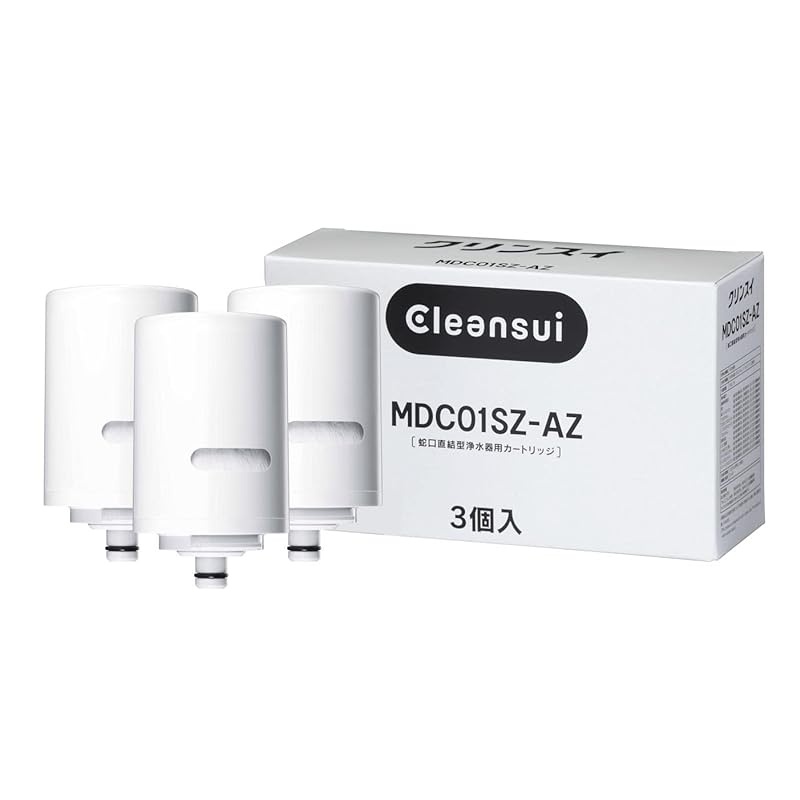 Cleansui เครื่องกรองน้ํา เชื่อมต่อโดยตรงกับก๊อกน้ํา Mono Series แบบเปลี่ยน (Mdc01S X 3 ตลับ) Mdc01Sz-Az
