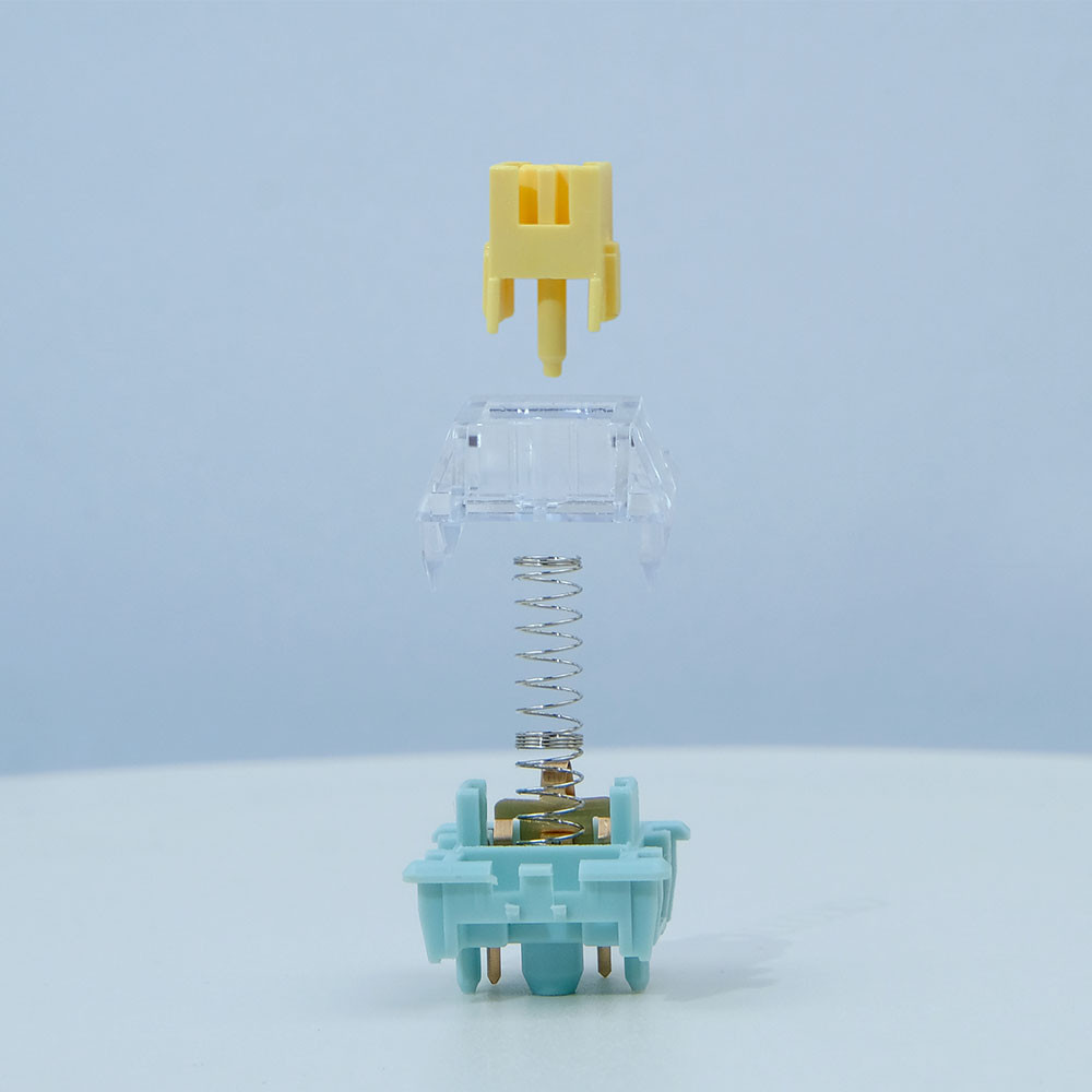 Haimu เกลือทะเลสวิทช์ 10PCS Linear Tactile 5pin โรงงาน Prelubed Customed Hot Swappable สําหรับคีย์บอร์ดแบบกลไกเงียบและเสียงไฮไฟ 55g