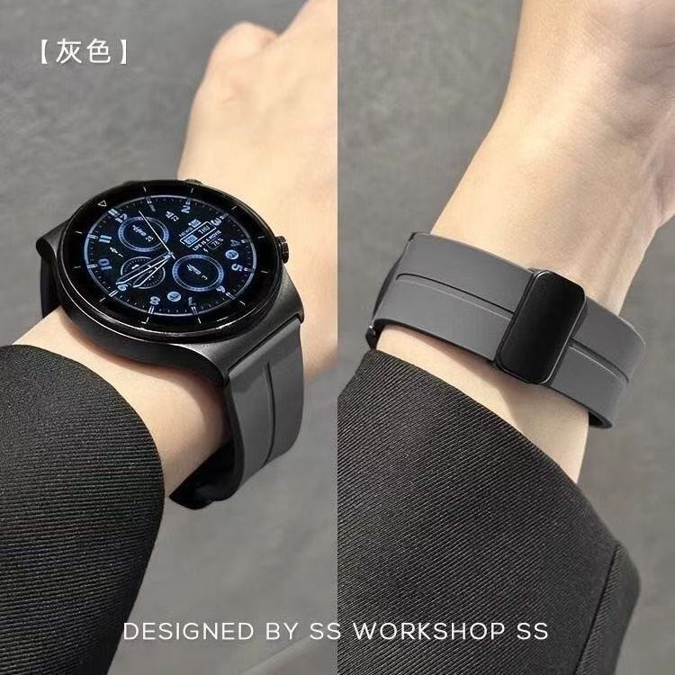 สายนาฬิกาสำหรับAmazfit Bip6 bip3 bip4 bip5 GTS4mini GTS2 2eแบบพับได้GTR2GT3GTR4สาย20mm22mm