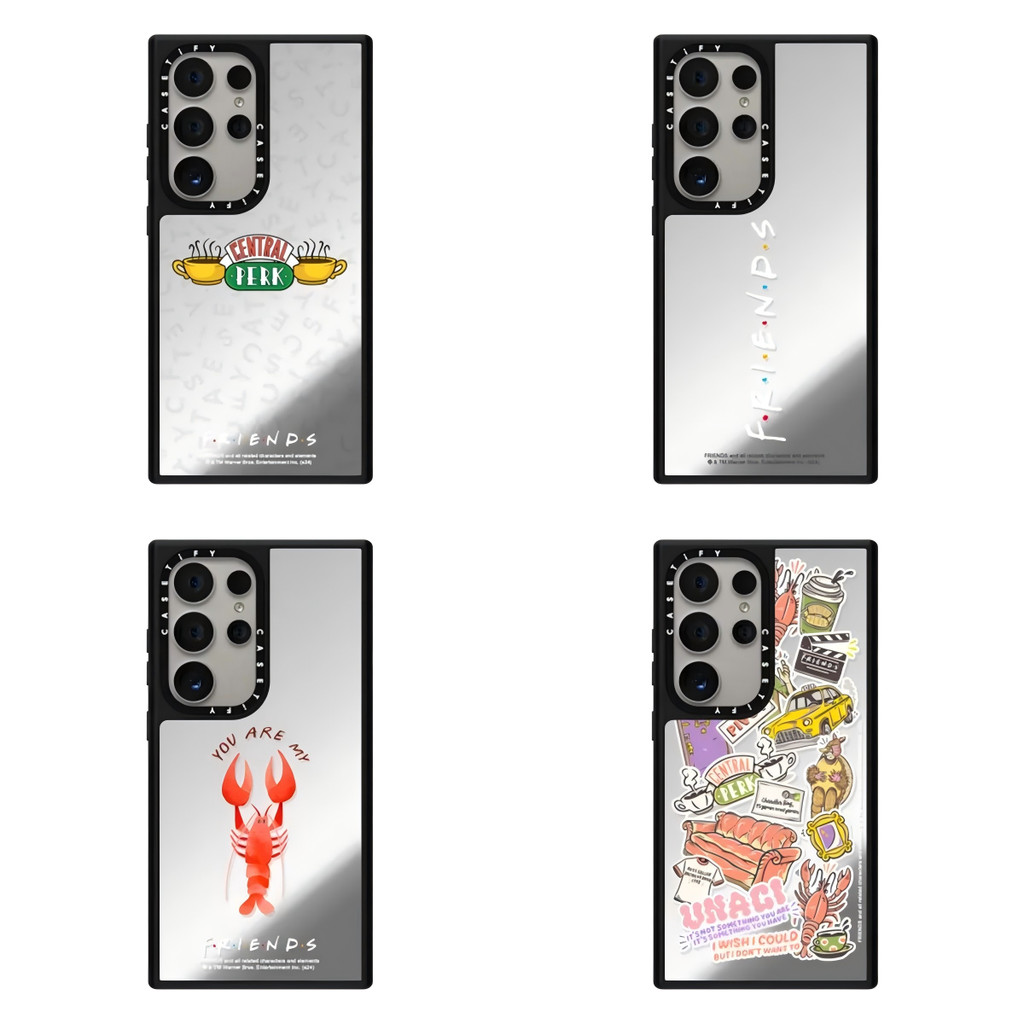 TV Show Friends Mirror Hard Phone Case สําหรับ Samsung Galaxy S23 S24 S25 S26 Ultra Plus