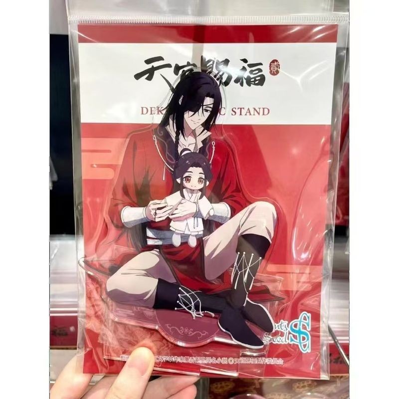 2 ชิ้นใหม่อะนิเมะ Tian Guan Ci Fu ตัวเลขอะคริลิคขาตั้ง Xie Lian Hua Cheng ตัวอักษรแผ่น 10 ซม. Heavenly Officials Blessing เครื่องประดับ Standee