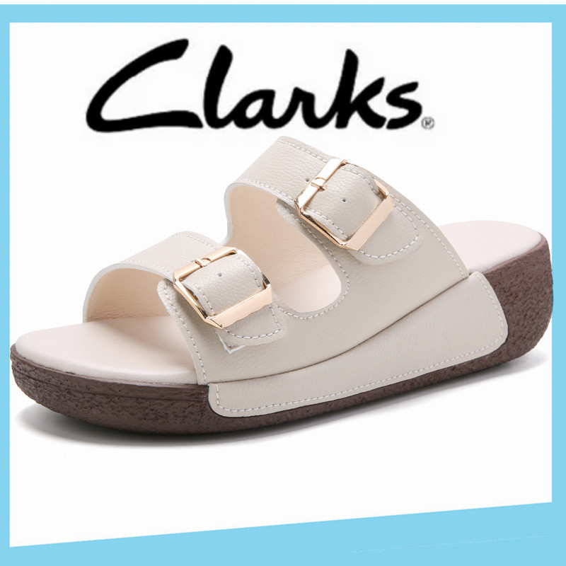 Clarks รองเท้าผู้หญิง Clarks ผู้หญิง Clarks รองเท้าแตะ รองเท้าผู้หญิง รองเท้าส้นแบน รองเท้าแตะ Clark