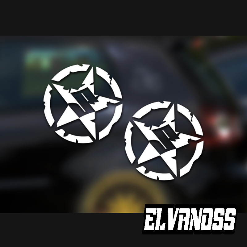 CUTNG สติกเกอร์ Star Body จัดแต่งทรงผมรถสติกเกอร์ไวนิลสะท้อนแสงสําหรับ SUZUKI JIMNY